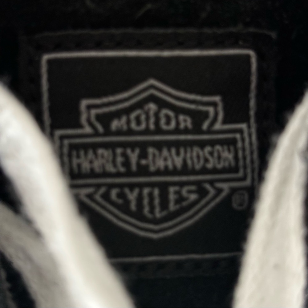 Harley Davidson Suede Steel Toe Shoes, EUC - Picture 10 of 16